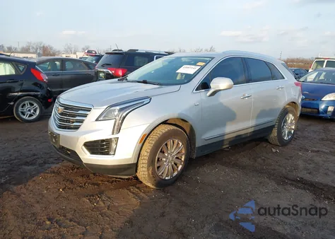 2017 Cadillac Xt5 Luxury из США, поврежденный, VIN 1GYKNBRS1HZ183341